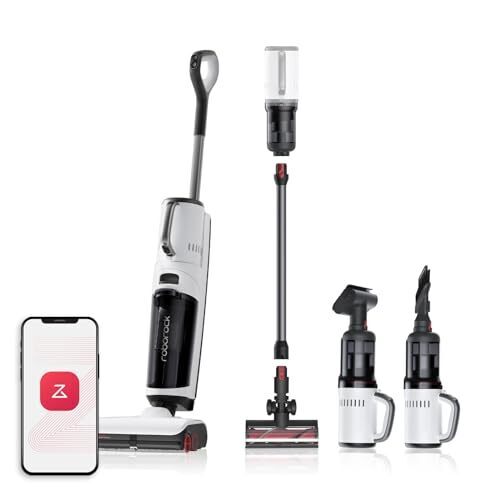 roborock Dyad Pro Combo Wet Dry Vacuum Cleaner, 5-in-1 Cordless Vacuum for Multi-Surface, 17000Pa Suction, Vanquish Wet and Dry Messes, Self-Cleaning & Drying, Perfect for Sticky Mess and Pet Hair