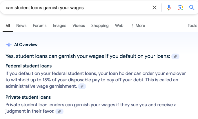 Can Student Loans Garnish Your Wages?