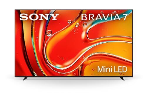 Sony 55 Inch Mini LED QLED 4K Ultra HD TV BRAVIA 7 Smart Google TV with Dolby Vision HDR and Exclusive Features for PlayStation®5 (K-55XR70), 2024 Model