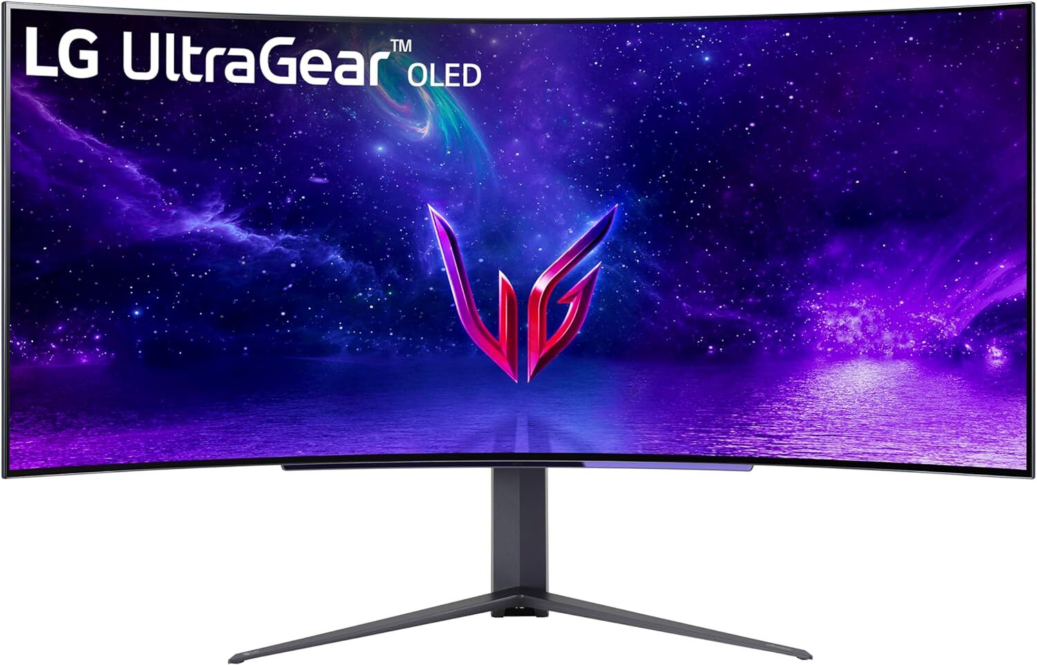 LG 45GR95QE-B Curved UltraGear Gaming Monitor