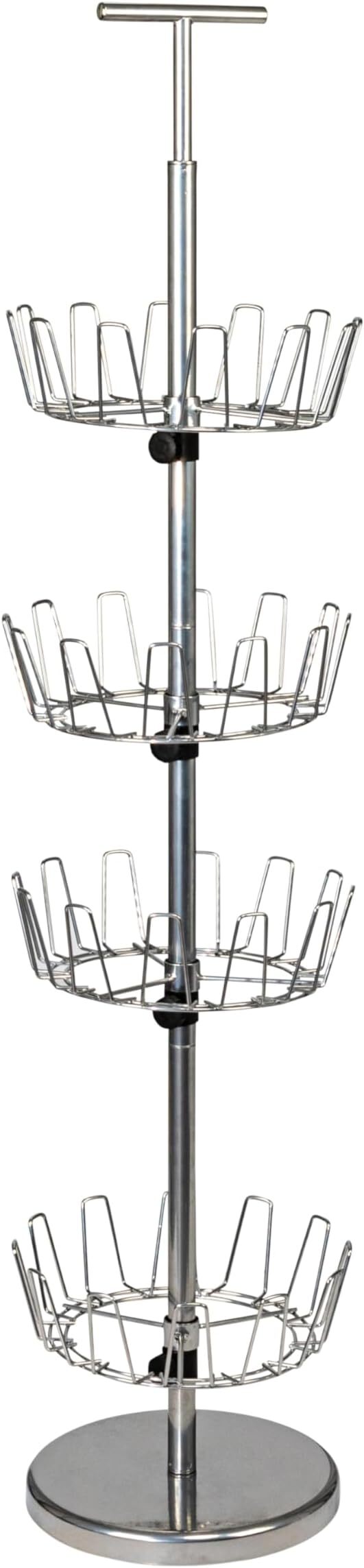 Household Essentials 4-Tier Revolving Shoe Tree